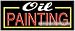 Oil Painting Neon Sign