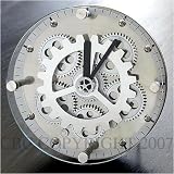 Product details for Dual Purpose Desktop / Wall Mountable Moving Gear Mechanical Automative Inspired Table Top / Wall Clock