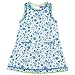 Helen Gordon Blue Cotton Vintage Flower Dress - 7 Years
