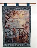 Treasures of the Sea Inspirational Wall Tapestry with Hanging Rod (36 x 26 inches)