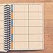 TrainRite Compact Fitness Journal - Black (An Exercise Log Book)