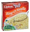 Lipton Noodle Soup, Soup Secrets Ring-O-Noodle, 2-Count 4.9oz Box (Pack of 12)