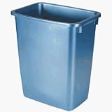 Rubbermaid #2805-00-AQUAM 21QT AquaMetWastebasket