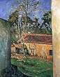 Artist Paul Cezanne Poster Print of Painting Farmyard