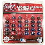 Major League Baseball Helmet Standings Board Clear