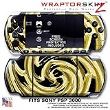 Alecias Swirl 02 Yellow WraptorSkinz Skin and Screen Protector Kit fits Son ....
