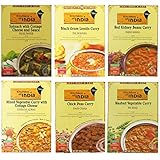 Kitchens of India  Heat &  Eat,  Dinner Variety Pack, 10 Ounce Boxes (Pack of 6)