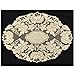 Heritage Lace Windsor 12-Inch by 16-Inch Doily, Ecru, Set of 2