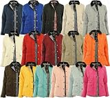 Abbi New Womens Quilted Zip F Centre Panel Nautical In-Lining Ladies Jacket Coat