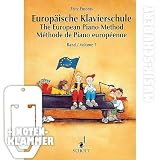 Produkt-Bild: Europ&auml;ische Klavierschule Band 1 inkl. praktischer Notenklammer - die dreisprachige Klavierschule (deutsch/englisch/franz&ouml;sisch) mit vielen Liedern und St&uuml;cken aus allen Teilen Europas in kindgerechter Aufbereitung mit vielen Illustrationen (Taschenbuch) von Fritz Emonts (Noten/Sheetmusic)