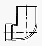 Abs/DWV Closet Reducing Elbow (ABS003300600HA)