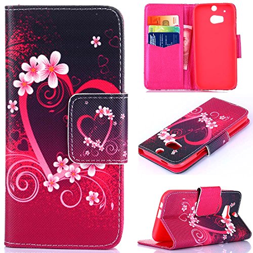 [HTC One M8]M8 Case,M8 Wallet Case,HTC M8 Case,HTC M8 Wallet Case,One M8 Case,One M8 Wallet Case,Canica Colorful Leather Case With Credit Card and Stand Function For HTC One M8 #021