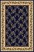 3'3 x 5'4 Radici USA Noble 1427 - Navy Rectangular