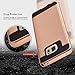 Circle Galaxy Note 5 Case, 2-Piece Style Hybrid Shockproof Hard Case Cover (TM) Stylus Touch Screen Pen and Screen Protector - Rose Gold