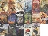 Produkt-Bild: Band 1 bis 17 der Saga um Dray Prescot (Transit nach Scorpio - Die Sonnen von Scorpio - Der Schwertk&auml;mpfer von Scorpio - Die Armada von Scorpio - Der Prinz von Scorpio - Die Menschenj&auml;ger von Antares - In der Arena von Antares - Die Flieger von Antares - Die Waffenbr&uuml;der von Antares - Der R&auml;cher von Antares - Die fliegenden St&auml;dte von Antares - Die Gezeiten von Kregen - Die Abtr&uuml;nnigen von Kregen - Krozair von Kregen - Geheimnisvolles Scorpio - Wildes Scorpio - Dayra von Scorpio)