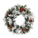 Flocked Pine Wreath