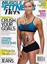 Charlotte Wwe Diva Wooo Signed Autograph Muscle & Fitness Hers 2016 Magazine - Autographed NBA Magazines
