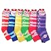 Women's (3 Pairs) Soft Anti-Skid Fuzzy Winter Socks - Designs Available