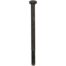 Steel Hex Bolt, Grade 5, Plain Finish, Hex Head, External Hex Drive, Meets ASME B18.2.1/SAE J429, 4" Length, Partially Threaded, 1/4"-20 Threads, Imported (Pack of 50)