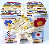 Moda HAPPY DAISY Fat Quarters 19 Fabric FQs