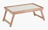 Outdoor Living : Foldable Legs Bed and Lap Tray Genuine Wood