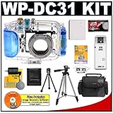 Canon WP-DC31 Waterproof Underwater Housing Case with Battery + Case + Trip ....