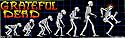 Grateful Dead - Evolution Logo with Skeletons - Sticker / Decal