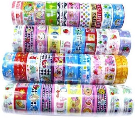(10rolls by DUBU) of kawaii lovely deco cartoon tape scrapbooking adhesive paper sticker PVC 1O1C