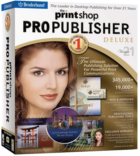 Broderbund Print Shop 21 Pro Publisher Deluxe [Old Version]