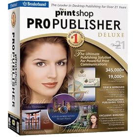 Broderbund Print Shop 21 Pro Publisher Deluxe [Old Version] by Encore