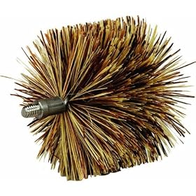 MEECO'S RED DEVIL Pellet Stove Cleaning Brush - 4in. Fiber, Model# 84333