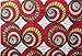 African Print- Ankara Fabric Clothing Designs - Material For Fashion, Dresses, Top, Skirt, Jewelry, Shoes, Bags, Head Wraps, Dashiki Shirt -Styles With Patterns Of Prints. Lifetime Guaranteed. Red Spiral-6 Yards