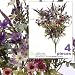 Four 20 Artificial Daisy Tweedia Mixed Flower Bushes _Purple two tone