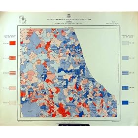 Mariage Larino Roma de 1933 de Carte Couleur Statistiques de l'Italie