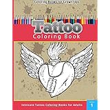 coloring books for grown ups tattoo coloring book