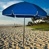 QUICK SHIP 6.5' Islanders Aluminum Tilting Beach Umbrella