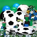 BuySeasons Soccer Fan Birthday Deluxe Party Kit 204812