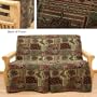 Arabian Skirted Futon Slipcover Full Size 5 pc pillow set 617