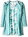 Beautees Girls' 2 Piece Coat Dress