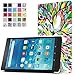 MoKo Case for Fire HD 8 - Ultra Slim Lightweight Smart-shell Stand Cover with Auto Wake / Sleep for Amazon Kindle Fire HD 8 Inch Display Tablet (2015 Release Only), Lucky TREE