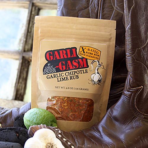 Garlic Festival Foods Garli-Gasm Garlic Chipotle Lime Rub