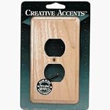 Jackson-Deerfield Mfg. 208U Contemporary Maple Unfinished Wall Plate
