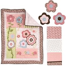 Big Sale Graco 7 Piece Crib Bedding Set, Garden Girl