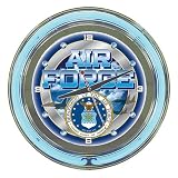 United States Air Force 14-in. Neon Wall Clock