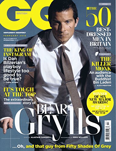 GQ UK February 2015 大きい表紙画像