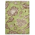 Home Vintage Green House Floral Rug - Green (4x6')
