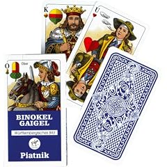 1823 - Piatnik Spielkarten - International - Binokel Gaigel