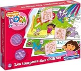 Clementoni - Jouet Premier Age - Chiffres et Tampons Dora
