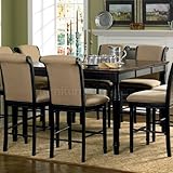 Cabrillo Counter Height Dining Table in Dark Cappuccino by Coaster