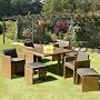 The Qube Faux Rattan Garden Collection